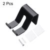 sourcing map 2pcs Controller Wall Mount Holder Universal Controller Holder Stand Non-Slip Pad Adjustable Wall Mount Adhesive/Screws with Screws for Controller & Headphones