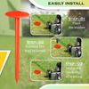 FEBTECH-SepticTank Marker for Property line Markers-2.7"x10" Pack of 8+1 Hammer