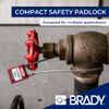 Brady 146120 Padlock, Red, 32mm x 116mm