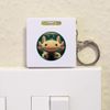 'Smiling Axolotl' Keyring Tape Measure/Spirit Level Tool (KM00041709)