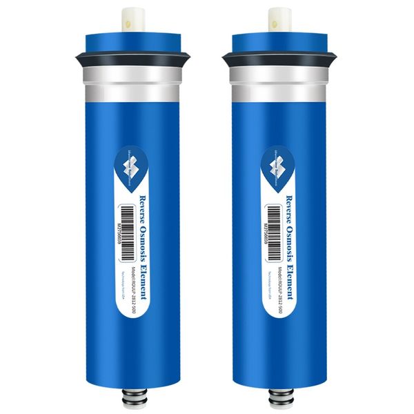 2 Pack 500 GPD RO Membrane Reverse Osmosis System Water Filter 3012 Replacement