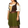 Plus Size Tavern Maiden Costume 2X Brown