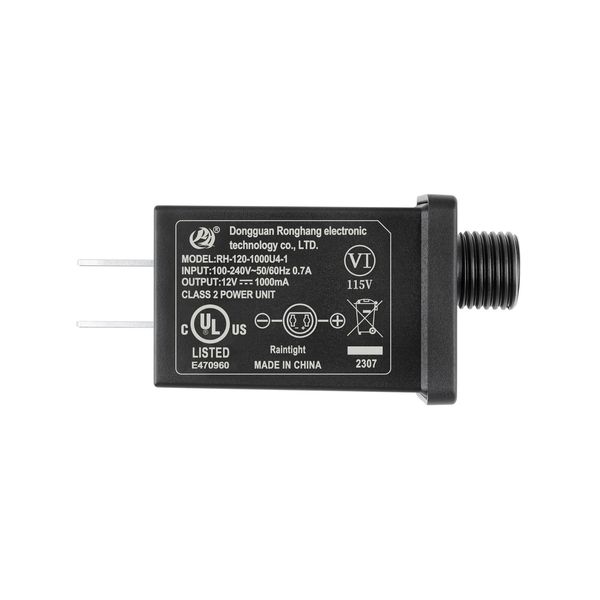 Inflatable Adapter 12V 0.7A-1A Transformer Plug for String Light Power Supply