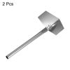 sourcing map Inside Corner Trowel 3.5 Inch Drywall Corner Tool Stainless Steel Corner Shaping Tool 2pcs