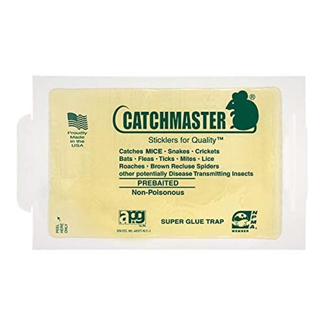 72 Catchmaster Mouse Insect Glue Boards 72MB Mice Roach Spider Flea Sticky Trap