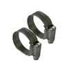 Stainless Steel British Type Hose Clamp 60-80mm x2