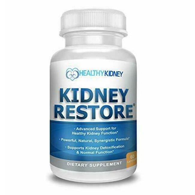 Kidney Restore Support Detox Cleanse Complete Flush Natural Supplement 3 Pack