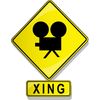 CafePress Camera Crew XING Rectangle Magnet, 3"x2" Refrigerator Magnet