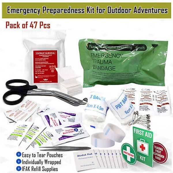 First Aid Kit Refill OTC Meds and Minor Wound Care Items For Your IFAK