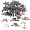 Bar Mitzvah Table Confetti, Silver