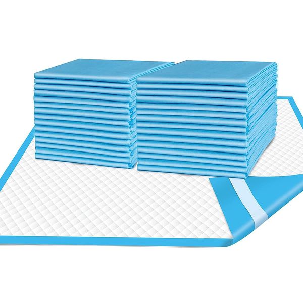 Incontinence Bed Pads 60 x 60cm Disposable Absorbing Sheets Absorbent Bed Protectors Underpads Bed Mats for Mattress Sofa 15Pcs