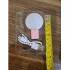 Pink Mini Smartphone LED Selfie Light Natural Fill Light USB 3 Lighting Settings