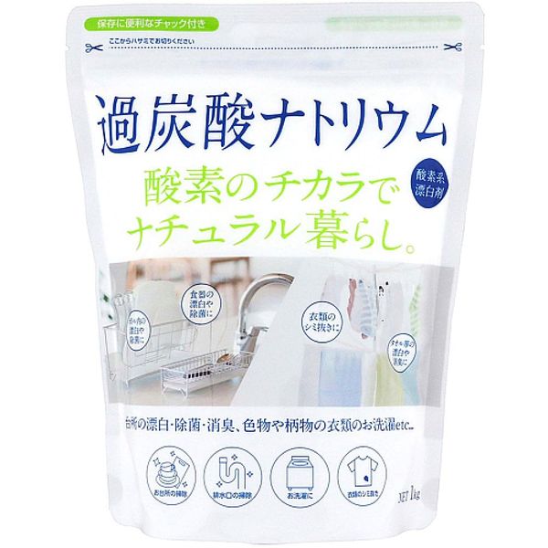 Kaneyo Soap, Sodium Percarbonate, Oxygen Bleach, 2.2 lbs (1 kg), Bleaching, Deodorizing, Disinfecting, Stain Remover, Multi-Cleaner, Made in Japan