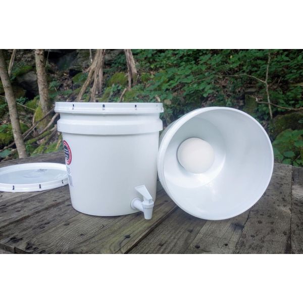 2.5 Gallon Countertop Gravity-Fed Water Filter System w/ Activated Charcoal 