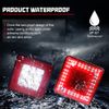 LED Run Brake Reverse Towing Hitch Cover Light For Class III 2" Trailer Receiver
