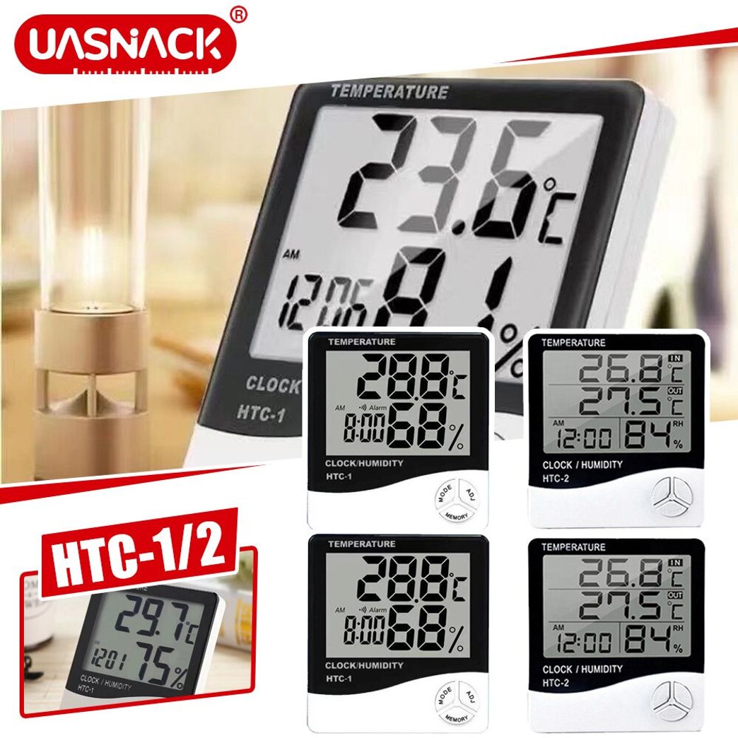 Office And Household Humidity Thermometer Htc-1 (2 Sets); ECVV USA