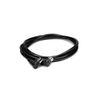 Hosa MID-305RR Right-angle MIDI Cable, Right-angle 5-pin DIN to Same, 5 ft