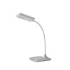 7W Dimmable Touch Sensor Adjustable 12 LED Light Desk Table Reading Book Lamp Silver