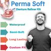 Transform Loose Dentures with Our Semi-Soft Reliner Kit – 2 Plates Included