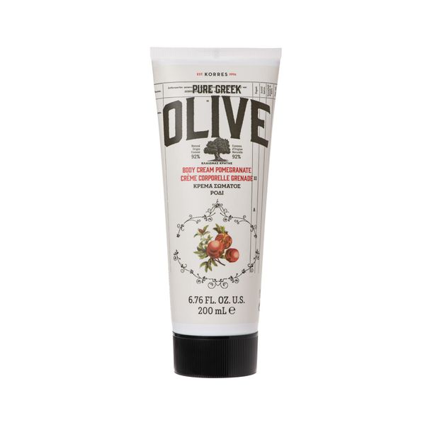 KORRES Olive & Pomegranate Moisturising Body Milk Dermatologically Tested Vegan 200ml