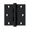 Deltana DSB319 3" x 3" Square Hinge in Paint Black