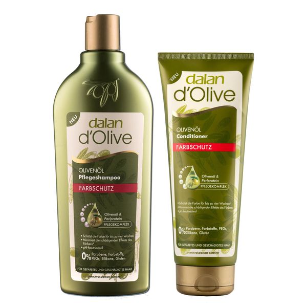 Dalan Hair Care Set - Colour Protection - 400 ml Shampoo & 200 ml Conditioner Set of 2