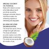 GuruNanda Teeth Whitening Strips with Coconut Oil - 14 Enamel Safe Strips for Sensitive Teeth - Non-Slip, Dry Strip Technology for Whiter Teeth - 7 Professional Treatments with 30 Minutes Fast Results
