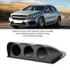 2In Triple Dash Gauge Pod 3 Hole Dashboard Meter Mount Bracket Universal Auto Accessory Decoration Replacement(Black)