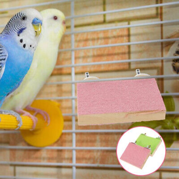 2 Pcs Bird Perches Pet Rest Station Entertainment Toy Activity