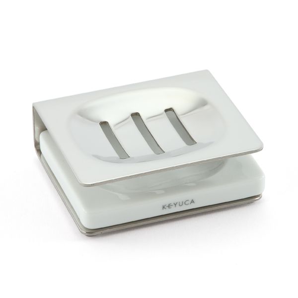 [KEYUCA official store] Keyuka vertica soap dish [soap holder, soap tray, soap tray, compact, fashionable, modern, simple, cute, gift, present, soap holder, soap holder, soap holder, soap holder, soap tray, washroom, soap, bath, bathroom, soap]