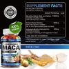 MENXI Maca Superfood Gummies - Adrenal Support & Cognitive Focus Formula 60PCS