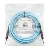 Fender Professional Series Tweed Instrument Cable, 15', Daphne Blue