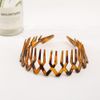 2 PCS Shark Tooth Hairband Plastic Headband Tooth Hair Hoop for Women Men Hair Accessory