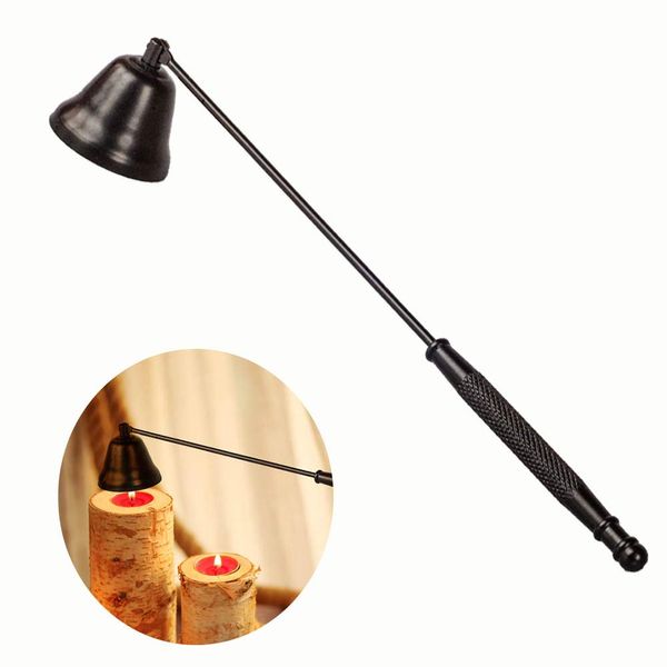 ZYOOO Candle Snuffer Accessory for Putting Out Extinguish Candle Wicks Flame Safely (Black)