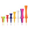 ECADDIE Purple 59mm Plastic Castle Golf Tees (100 Pack)