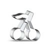 WDYJMALL Cherry with Leaf Shape Cookie Cutter