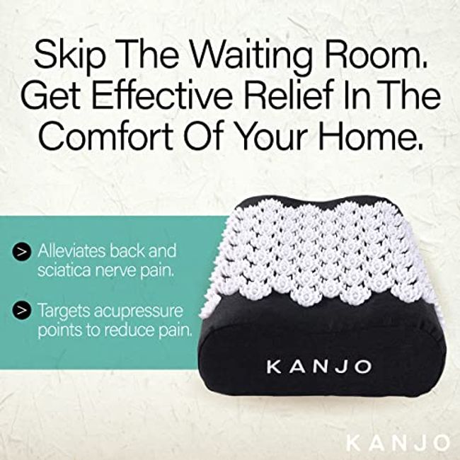 Kanjo Acupressure Neck Pain Relief Cushion, Cervical Traction Device &  Acupressure Cushion for Muscle Tension & Relaxation, Helps Relieve Neck &  Shoulder Pain, FSA & HSA Eligible