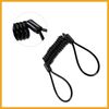 Partuto Disk Brake Lock Motorcycle Alarm Disc Lock Security Cable Black Replacement