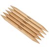 KnitPro KP35128 20 cm x 15 mm Basix Double Pointed Needles, Birch