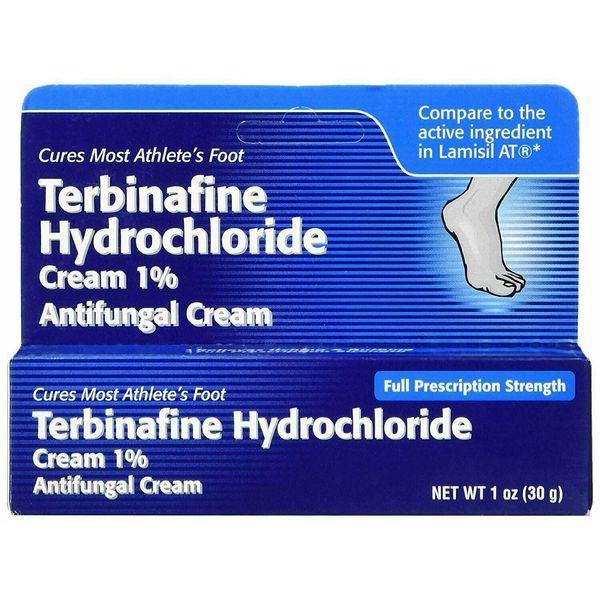 Taro Terbinafine Hydrochloride Cream 1% Antifungal Cream 1oz (Lamisil) (2 pack)