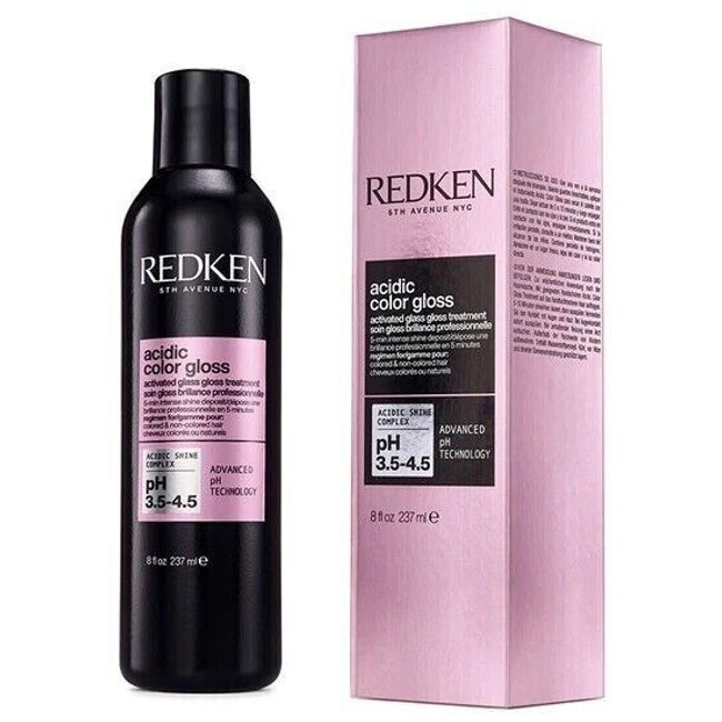 REDKEN Acidic Color Gloss Activated Glass Gloss Treatment / 8 fl oz - New In Box