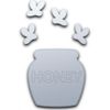Cool Creations Honey Pot & Bees Mirror - 30cm x 29cm