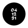 04.12.91 - Birthdate Design with Birth Day.Month.Year PopSockets Swappable PopGrip