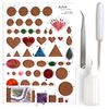 JUYA Paper Quilling Kit with 960 Strips and 14 Tools (Blue Tools, Paper Width 3mm)