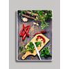 Herbs and Chili Peppers Refrigerator Magnet