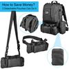 CVLIFE Tactical Backpack Military Army Rucksack 60L Large Assault Pack Detachable Molle Bag