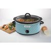 BRENTWOOD SC-136BL 3.5-Quart Diamond-Pattern Slow Cooker (Blue)