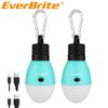 EverBrite 2PACK Rechargeable Camping LED Bulb USB LED Tent Light 3 Lighting Mode