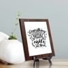 Everything Happens Right on Time Decorative Wall Plaque (Full Color) | Positive