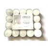 Opella 20 Tealight Candles Non Fragranced 4 Hour Burn Time